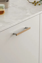 Cargar imagen en el visor de la galería, Chrome and Wood &quot;Bis&quot; Cabinet Knob and Drawer Handle
