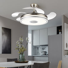 Cargar imagen en el visor de la galería, Luna by Ozarke Smart Fan Chandelier Light
