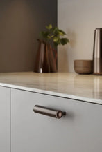 Load image into Gallery viewer, Dark Bronze &quot;Lucente&quot; Tubular Drawer Pulls
