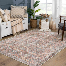 Cargar imagen en el visor de la galería, Flat Pile Urpi Red Washable Rug - Clearance
