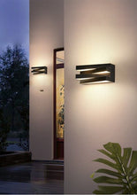 Load image into Gallery viewer, MIRODEMI® Black/White Outdoor/Indoor Alumunim LED Wall Light For Garden, Villa, Porch
