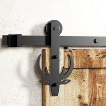 Load image into Gallery viewer, Non-Bypass Sliding Barn Door Hardware Kit - Bucks Design Roller
