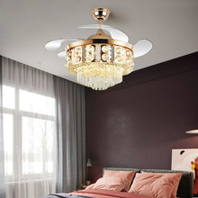 Carregar imagem no visualizador da galeria, Life by Ozarke Smart Fan Chandelier Light
