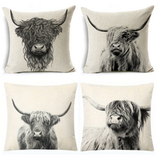 Load image into Gallery viewer, Scottish Yak Cushion Covers
