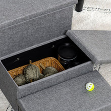 Carregar imagem no visualizador da galeria, 3-Steps Pet Stairs with Storage, Dog Steps for Couch, Bed, Pet Steps for Injured Pet, Older Pets, Small Cats, gray
