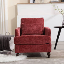 Load image into Gallery viewer, Wood Frame Armchair, Modern Accent Chair Lounge Chair for Living Room
