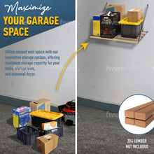 Load image into Gallery viewer, DIY Garage Shelving Kit - Wood Not Included
