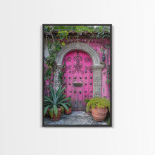 Cargar imagen en el visor de la galería, Change456 Architecture Print, 19th Century Architecture Photography, Mexico City Wall Art, Wood Framed Canvas Print
