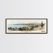 Load image into Gallery viewer, Ahtopol, Bulgaria Watercolor Beach Print, Vacation Gift, Bulgaria Wall Art, Beach Painting, Beach Decor, Beach Painting
