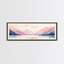 Load image into Gallery viewer, Caldera, Chile Watercolor Print, Vacation Gift, Chile Wall Art, Beach Painting, Beach Decor, Large Wall Art, Wood Frame Art
