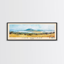Load image into Gallery viewer, Cape Maclear, Malawi Watercolor Print, Vacation Gift, Malawi Wall Art, Beach Painting, Beach Decor, Large Wall Art, Wood Frame Art
