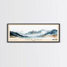 Load image into Gallery viewer, Cole Cole, Chile Watercolor Beach Print, Vacation Gift, Chile Wall Art, Beach Painting, Beach Decor, Beach Painting
