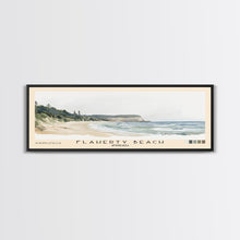 Load image into Gallery viewer, Flaherty Beach, Australia Watercolor Print, Vacation Gift, Australia Wall Art, Beach Painting, Beach Decor, Large Wall Art, Wood Frame Art
