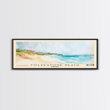 Load image into Gallery viewer, Folkestone Beach, Barbados Watercolor Beach Print, Vacation Gift, Barbados Wall Art, Beach Painting, Beach Decor, Beach Painting
