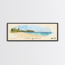 Load image into Gallery viewer, Liku Beach, Fiji Watercolor Print, Vacation Gift, Fiji Wall Art, Beach Painting, Beach Decor, Beach Or Lakehouse Art

