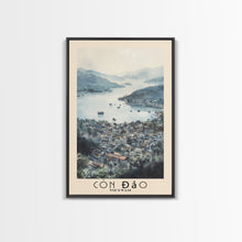 Cargar imagen en el visor de la galería, Côn Đảo, Vietnam Watercolor Beach Print, Vacation Gift, Vietnam Wall Art, Framed Canvas Print, Framed Beach Painting
