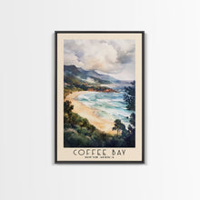 Load image into Gallery viewer, Coffee Bay, South Africa Watercolor Beach Print, Vacation Gift, South Africa Wall Art, Beach Painting, Beach Decor, Beach Painting
