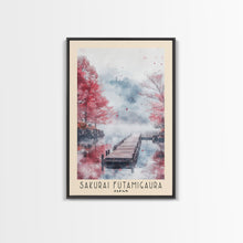 Cargar imagen en el visor de la galería, Sakurai Futamigaura, Japan Watercolor Beach Print, Vacation Gift, Japan Wall Art, Beach Painting, Beach Decor, Beach Painting
