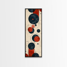 Load image into Gallery viewer, Retro Art Deco Geometric Patterns Wall Art Framed Canvas Print, Scifi / Science Fiction Decor
