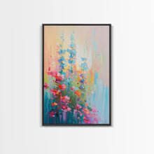 Load image into Gallery viewer, Delicate Blossoms in Springtime - Framed Canvas Print, Elegant Living Room Art, Soft Bedroom Decor, Pastel Flower Art, Wall Art
