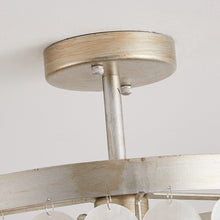 Cargar imagen en el visor de la galería, 2-Light Shell LED Semi Flush Mount Ceiling Light
