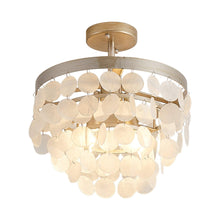 Cargar imagen en el visor de la galería, 2-Light Shell LED Semi Flush Mount Ceiling Light
