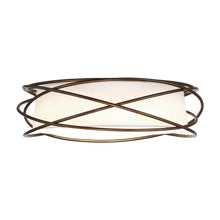 Cargar imagen en el visor de la galería, 20&quot; Modern Brown LED Flush Mount Ceiling Light
