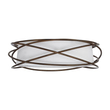 Cargar imagen en el visor de la galería, 20&quot; Modern Brown LED Flush Mount Ceiling Light
