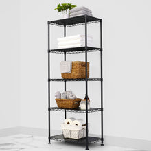 Load image into Gallery viewer, 14&quot; x 24&quot; x 60&quot; 5-Tier Wire Rack
