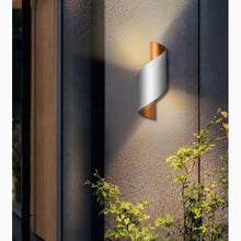 Load image into Gallery viewer, Creative White/Black Outdoor Aluminum Waterproof Wall Lamp For Courtyard

