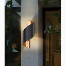 Load image into Gallery viewer, Creative White/Black Outdoor Aluminum Waterproof Wall Lamp For Courtyard

