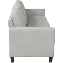 Cargar imagen en el visor de la galería, 3-Seat Sofa Living Room Linen Fabric Sofa (Light Gray)

