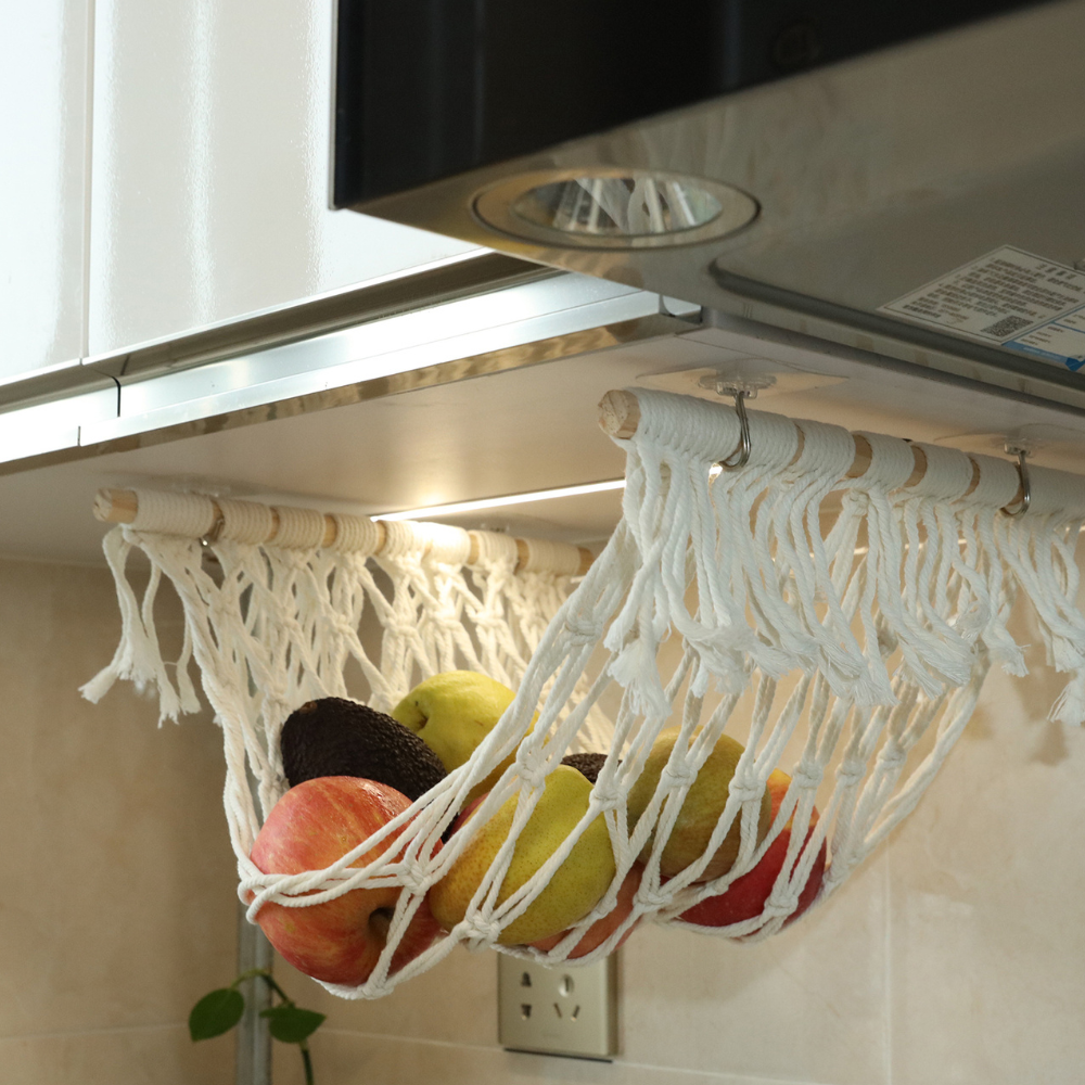 Macrame fruit hammock hotsell