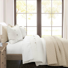 Load image into Gallery viewer, Belgian Flax Linen Rich Cotton Blend Duvet Cover 3 Piece Set
