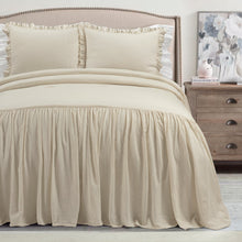 Load image into Gallery viewer, Belgian Flax Linen Rich Cotton Blend Bedspread 3 Piece Set
