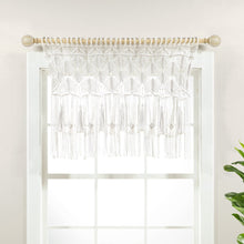 Load image into Gallery viewer, Boho Macrame Tassel Cotton Valance
