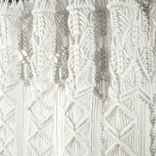 Load image into Gallery viewer, Boho Macrame Textured Indoor/Outdoor Window Curtain
