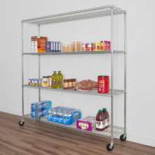 Cargar imagen en el visor de la galería, 18&quot; x 72&quot; x 72&quot; 4-Tier Wire Rack
