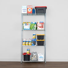 Load image into Gallery viewer, 18&quot; x 36&quot; x 72&quot; 4-Tier Wire Rack
