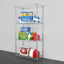 Load image into Gallery viewer, 18&quot; x 36&quot; x 72&quot; 4-Tier Wire Rack
