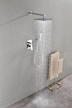 Load image into Gallery viewer, Shower Set System Bathroom Luxury Rain Mixer Shower Combo Set Wall Mounted Rainfall Shower Head Faucet
