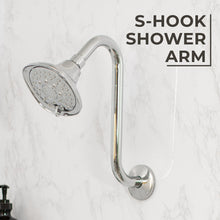Carregar imagem no visualizador da galeria, 10.5 in. S-Shaped Stainless Steel Shower Head Extension Arm (Chrome Finish)
