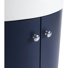 Load image into Gallery viewer, Corner Bathroom Vanity Sink Combo for Small Space Wall Mounted Cabinet Set, Ceramic Sink (BB)

