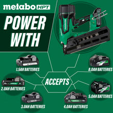 Carregar imagem no visualizador da galeria, Metabo HPT NR1890DRSTM 18V MultiVolt™ Cordless 21 Degree 3-1/2" Plastic Strip Framing Nailer
