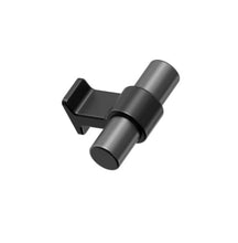 Carregar imagem no visualizador da galeria, Black and Gun Metal &quot;Bond&quot; T-Bar Dual Finish Knob and Pulls
