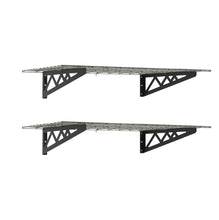 Cargar imagen en el visor de la galería, 24&quot; x 48&quot; Wall Shelves (Two Pack with Hooks)
