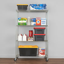 Load image into Gallery viewer, 24&quot; x 48&quot; x 72&quot; 4-Tier Wire Rack
