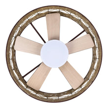 Cargar imagen en el visor de la galería, 27&quot; Reversible Flush Mount Ceiling Fan
