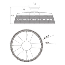 Cargar imagen en el visor de la galería, 27&quot; Reversible Flush Mount Ceiling Fan
