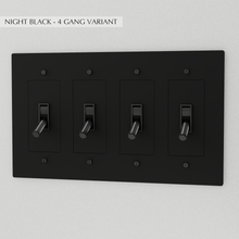 Load image into Gallery viewer, The Brass Toggle Switch (1 to 5 Gang)

